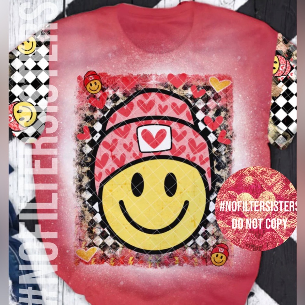 Smiley Heart Beanie Tee